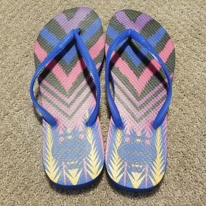 Havaianas tropical colors flip flops size 7/8